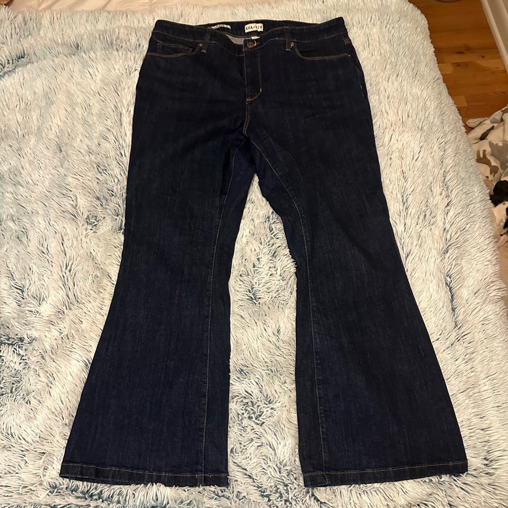 Ava & Viv High Rise Flare Jeans
